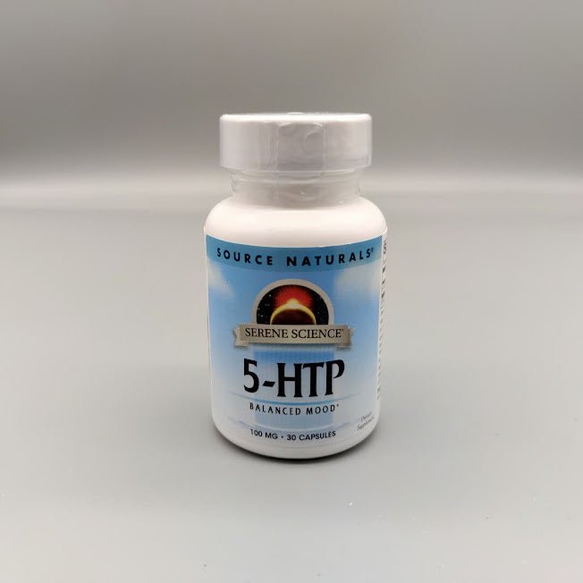 5 - HTP, 100mg, 30 Capsules (foto de archivo)