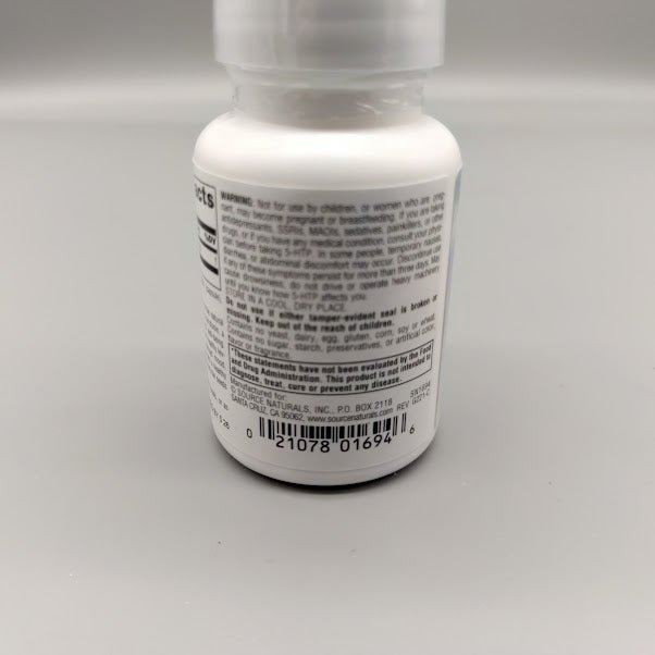 5 - HTP, 100mg, 30 Capsules (foto de archivo)