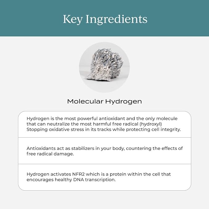 Vital Reaction Molecular Hydrogen Tablets 30 tabletas