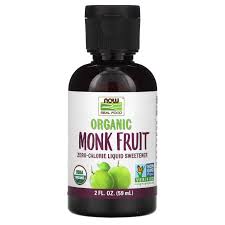 Organic Liquid Monk Fruit 2 oz de Now Real Foods