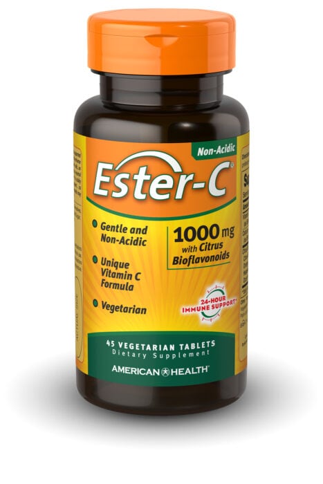 Ester C - 1000mg - Citrus Bioflavinoids - 45 Veggetarian Tablets de American Health