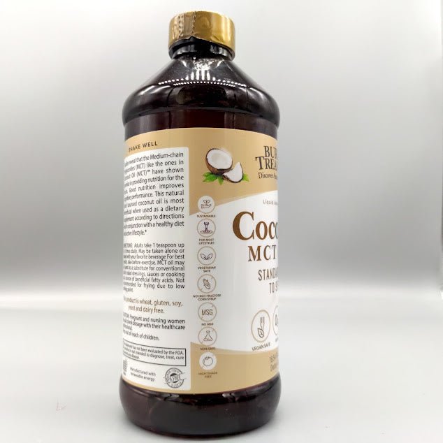 Aceite de coco Coconut Oil MCT - 16 fl oz de Buried Treasure — detalle del producto