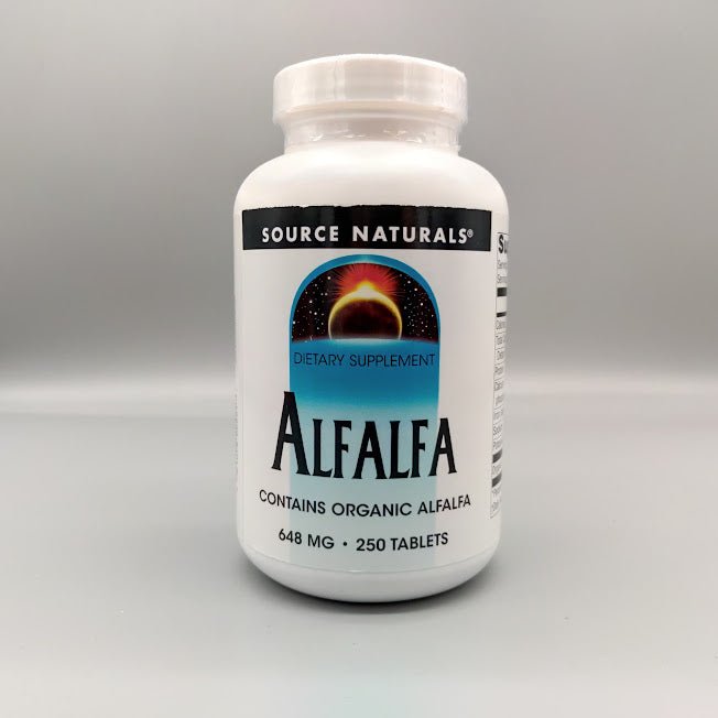 Alfalfa - 648mg - 250 Tabletas de Source Naturals