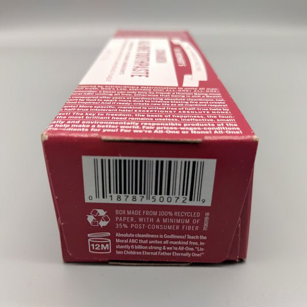All - One Toothpaste Cinnamon 5 OZ (foto de archivo)