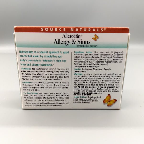Allercetin - Allergy & Sinus 48 tablets (foto de archivo)