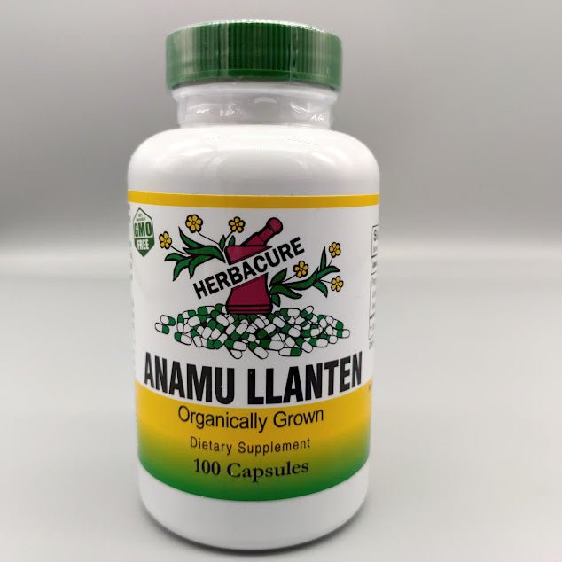 Anamu + Llanten - 1100mg - 100 Capsules de Herbacure (foto de archivo)