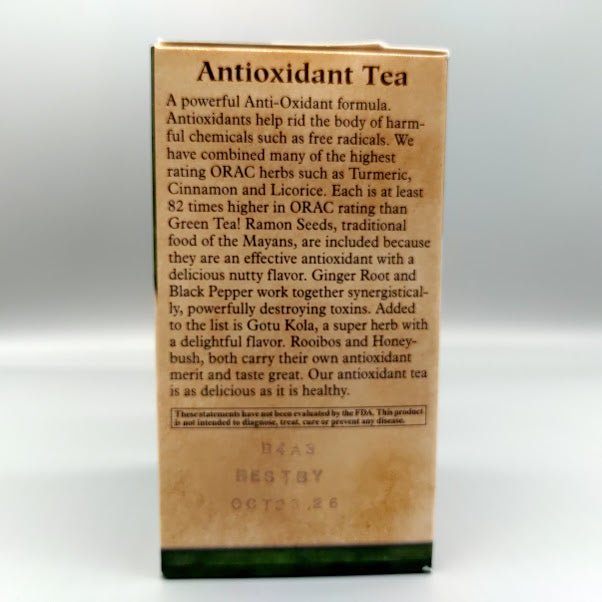 Antioxidant Tea - 20 Teabags de Maté Factor — vista posterior