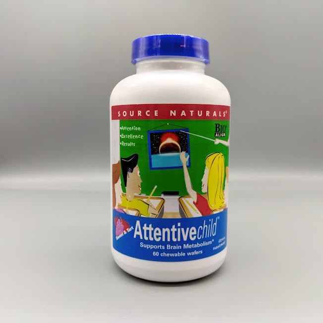 Attentive Child™ Fruit 60 Caps de Source Naturals (foto de archivo)