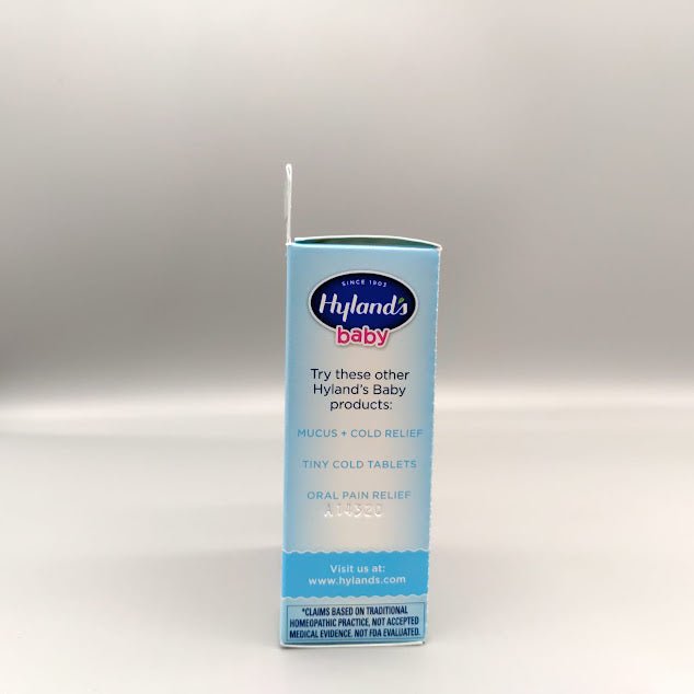 Baby Calming Tablets - 125 Tabletas - Hyland's — vista lateral del envase