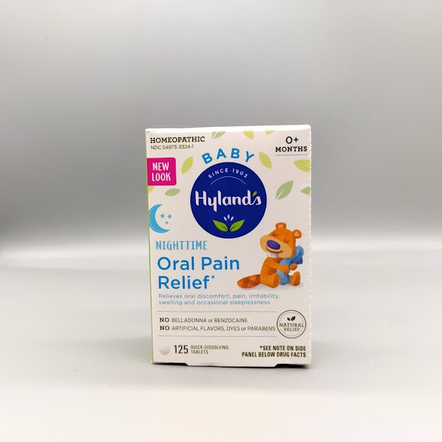 Baby Nighttime Oral Pain Relief Tablets 125 TABLETS de Hyland's