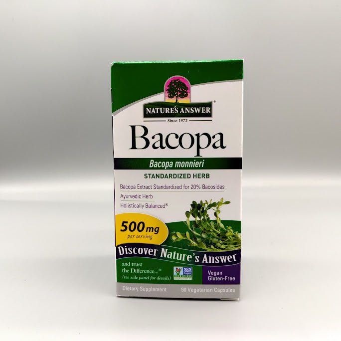 Bacopa 500 mg 90 Cap Vegi de Nature's Answer