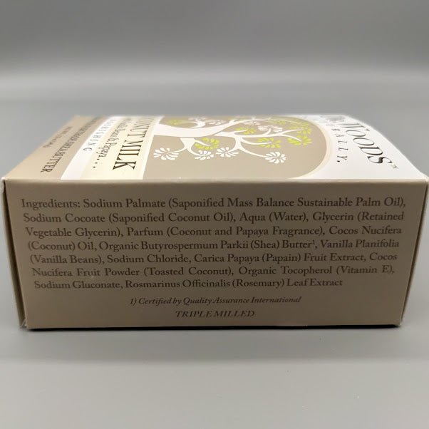 Bar Soap Coconut Vanilla Papaya 5.25 OZ de Dr. Woods — etiqueta del producto