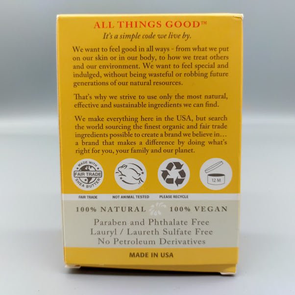 Bar Soap Ginger Citrus 5.25 OZ de Dr. Woods — vista posterior (foto de archivo)