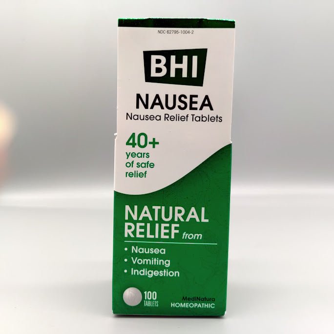 BHI Nausea 100 Tablet de MediNatura (foto de archivo)