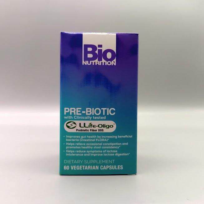 Bio Nutrition Pre-Biotic with LLife-Oligo Prebiotic Fiber XOS -- 1400 mg - 60 Ve