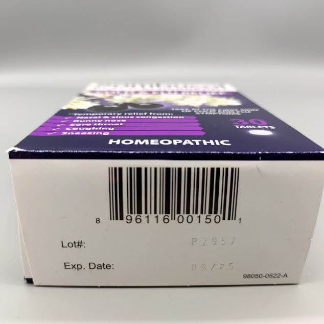 Black Elderberry Cold & Flu 30 Tablets de Sambucol — detalle
