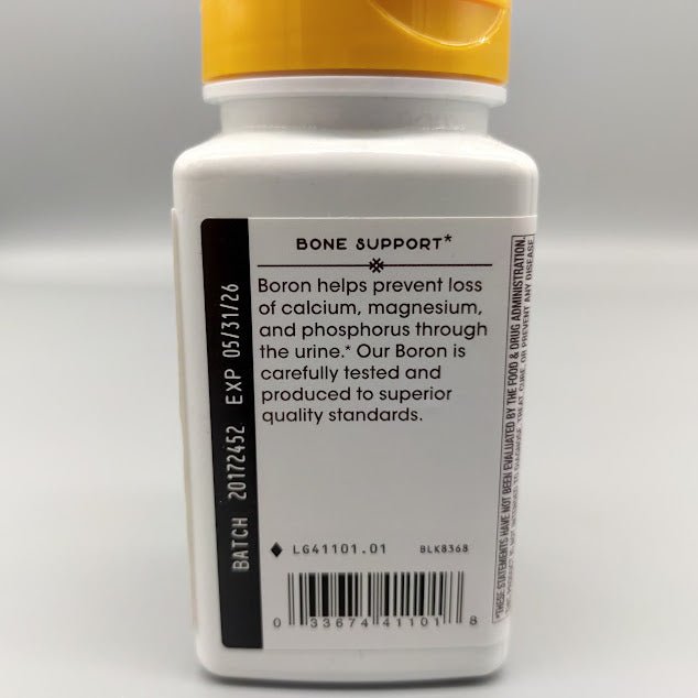 Boron Complex by Nature's Way, 100 Caps — vista lateral del envase