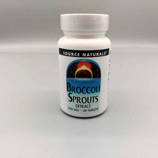 Broccoli Sprouts Extract, Tablets, 60 ea de Source Naturals (foto de archivo)
