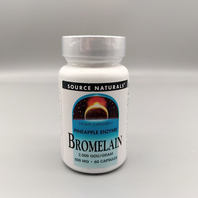 Bromelain 2,000GDU 500mg 60 Capsules de Source Naturals