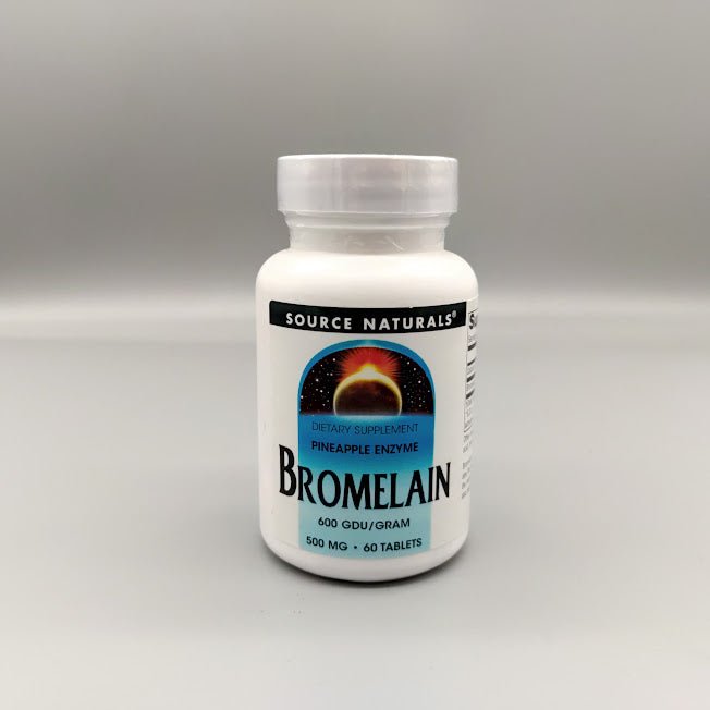 Bromelain - Pineapple Enzyme 600GDU 500mg 60 Tablets de Source Naturals