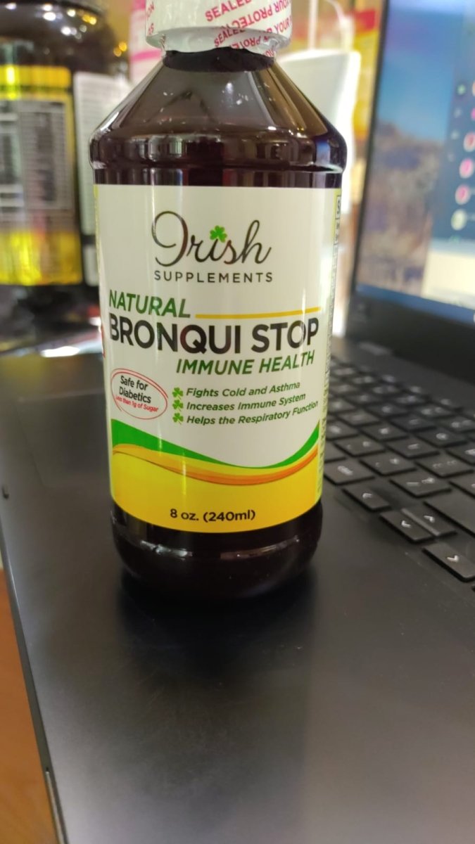Bronqui Stop Jarabe 8 oz para Tos, Bronquios y Flema