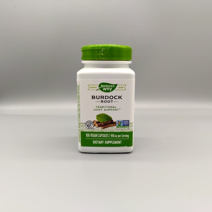 Raíz de Bardana Orgánica 860 mg Nature's Way, 100 Cápsulas