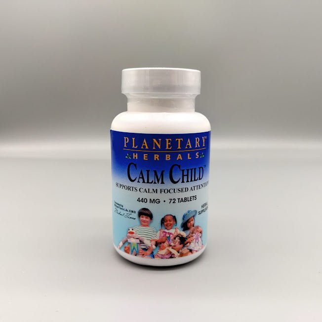 Calm Child Planetary Herbals 440 mg, frasco de 72 tabletas para niños