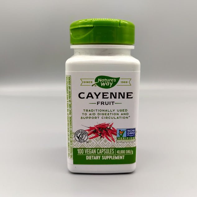 Cayenne 100 Veg CAp 40,000 SHU Potency (foto de archivo)