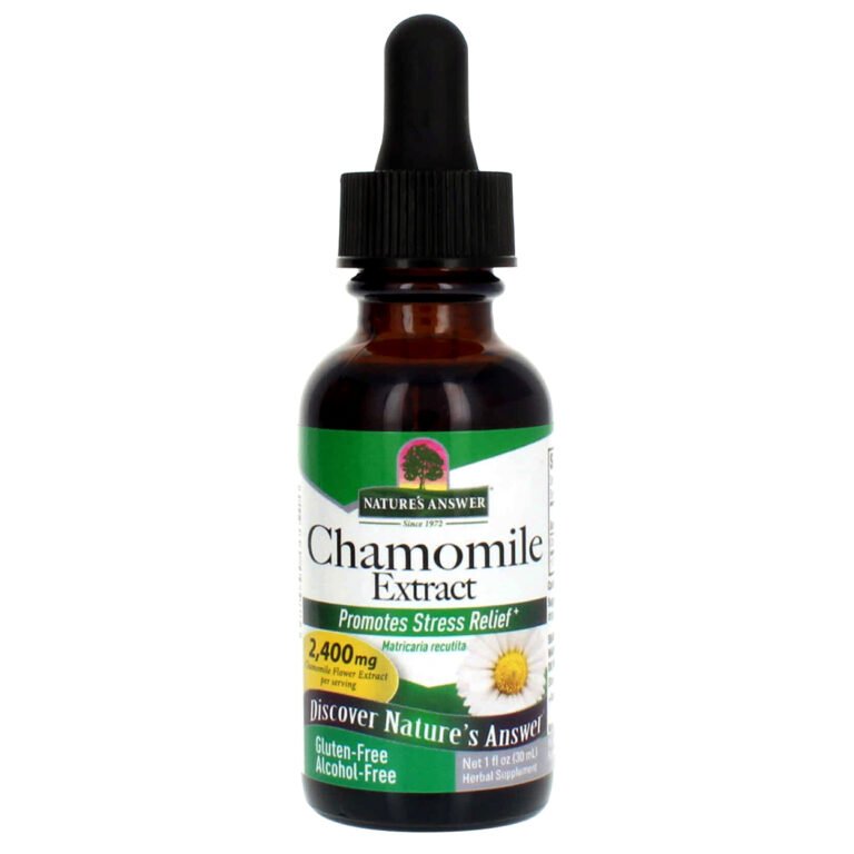 Chamomile Flowers Alcohol Free Extract (foto de archivo)