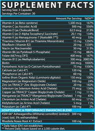 Vitadapt Intelligent Multivitamin 90 Tablets de Prosupps — vista posterior