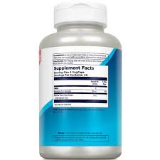 Magnesium Glycinate 350 mg – 160 cápsulas de Kal — etiqueta con los ingredientes