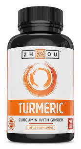 Cúrcuma con Jengibre y BioPerine Zhou 1.650 mg, 90 Cápsulas Veganas