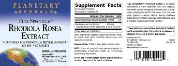 Aumenta tu energía y concentración con Rhodiola Rosea