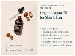 Cliganic Argan Oil Organic 2 oz — etiqueta con los ingredientes