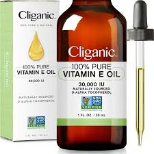 Vitamin E Oil Non-GMO 1 oz de Cliganic