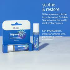 LIFE-FLO MigraZap Magnesium Roll-on 7ml en Puerto Rico — vista posterior del envase