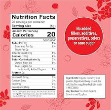 Daily Cranberry+ 3.5 oz de Organic Traditions — vista lateral