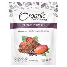 Cacao Powder 8 oz de Organic Traditions