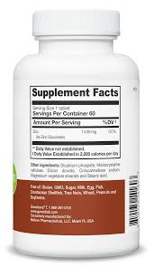Frasco de zinc gluconato Xtravit de 14 mg con 60 tabletas — vista posterior del envase