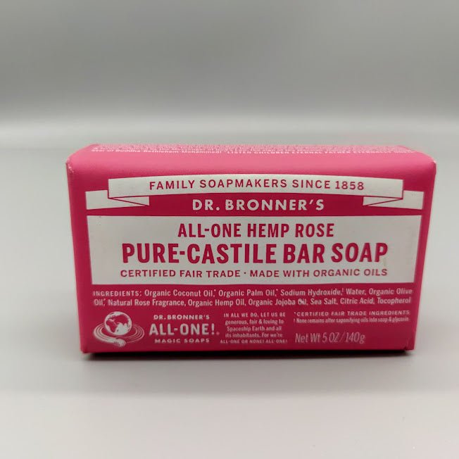 Dr. Bronners Magic Organic Rose Bar Soap - 5 oz