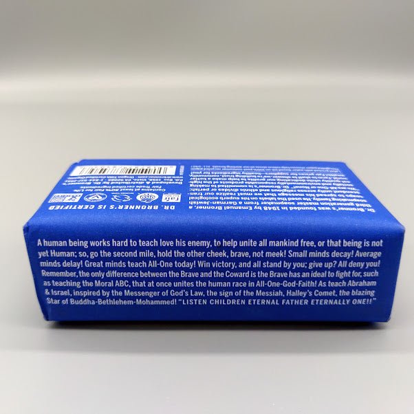 Dr. Bronners Organic Bar Soap - Peppermint -5 oz en Puerto Rico — etiqueta del producto