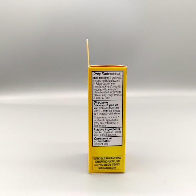 Earache Relief Drops 4 Kids .33OZ (foto de archivo)
