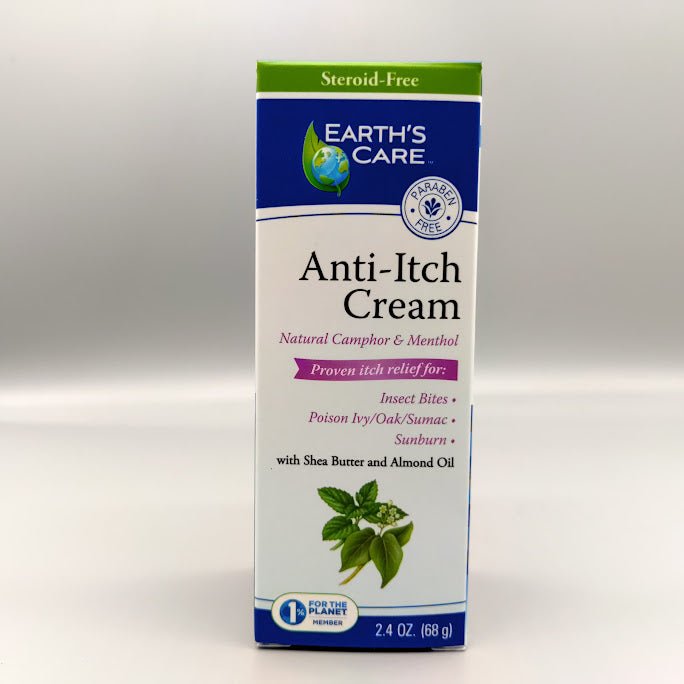 Earth's Care Anti-Itch Cream - 2.4 oz (foto de archivo)