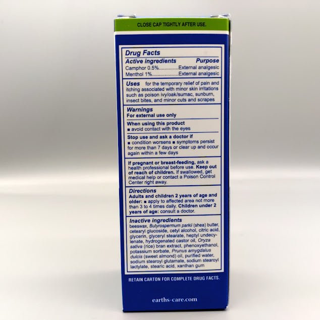 Earth's Care Anti-Itch Cream - 2.4 oz (foto de archivo)