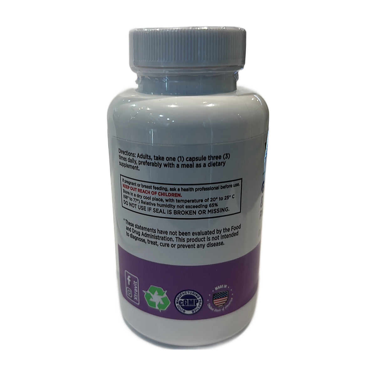 Glucosamine & Chondroitin Plus MSM Xtravit: fotografía real de uso, precauciones y conservación.