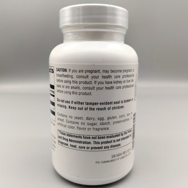 Glycine 500 mg 100 capsule (foto de archivo)