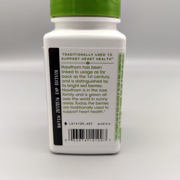 Hawthorn, 100 Vegetarian Capsules (foto de archivo)
