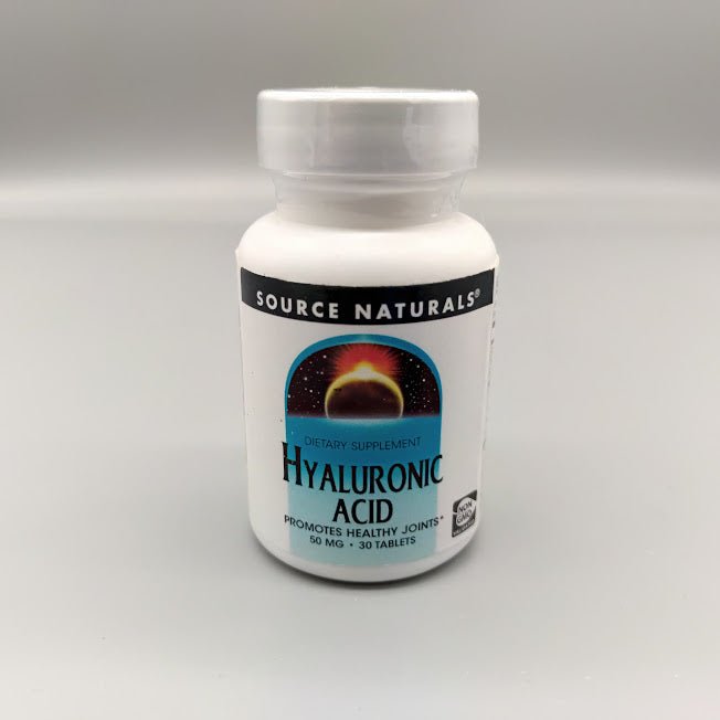 HYALURONIC ACID - 50 MG - 30 TABLET de Source Naturals