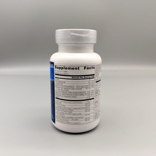Inflama-Rest - 30 y 60 Cápsulas - Source Naturals — etiqueta con los ingredientes