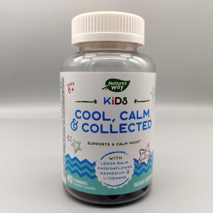 Kids Cool Calm & Collected 40 Gummy de Natures Way (foto de archivo)